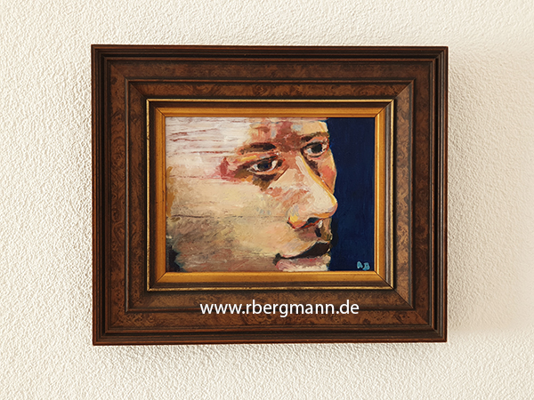 Der Zweifel, Öl auf Leinwand, 23 x 127 cm, (c) 2020 Rainer Bergmann M.A.
