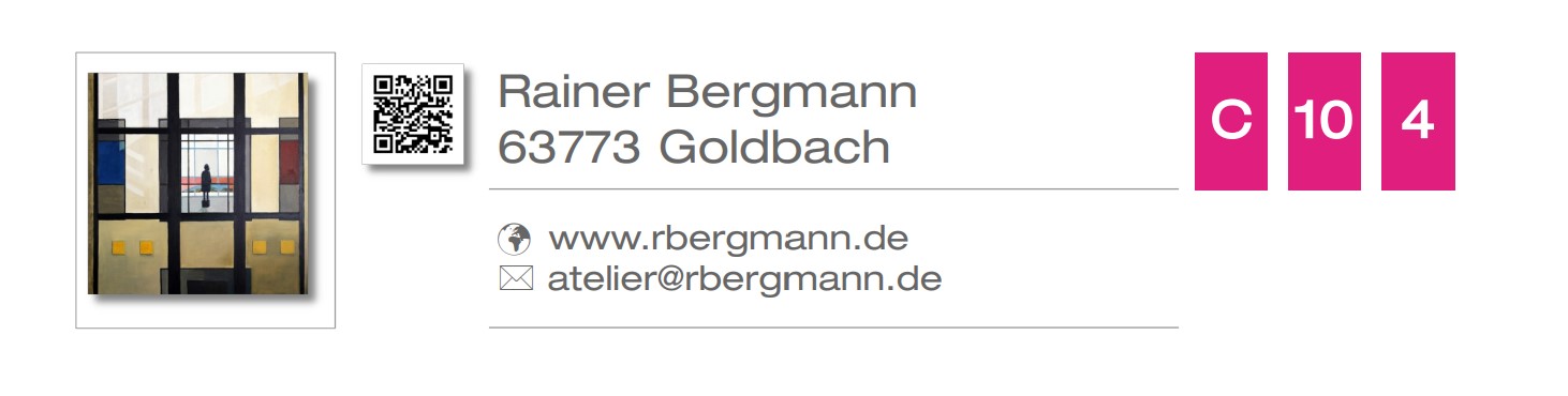 Rainer Bergmann Stand auf der ARTe Wiesbaden C 10 /4